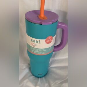 Zak! Designs Insulated Tumbler - Teal and Purple